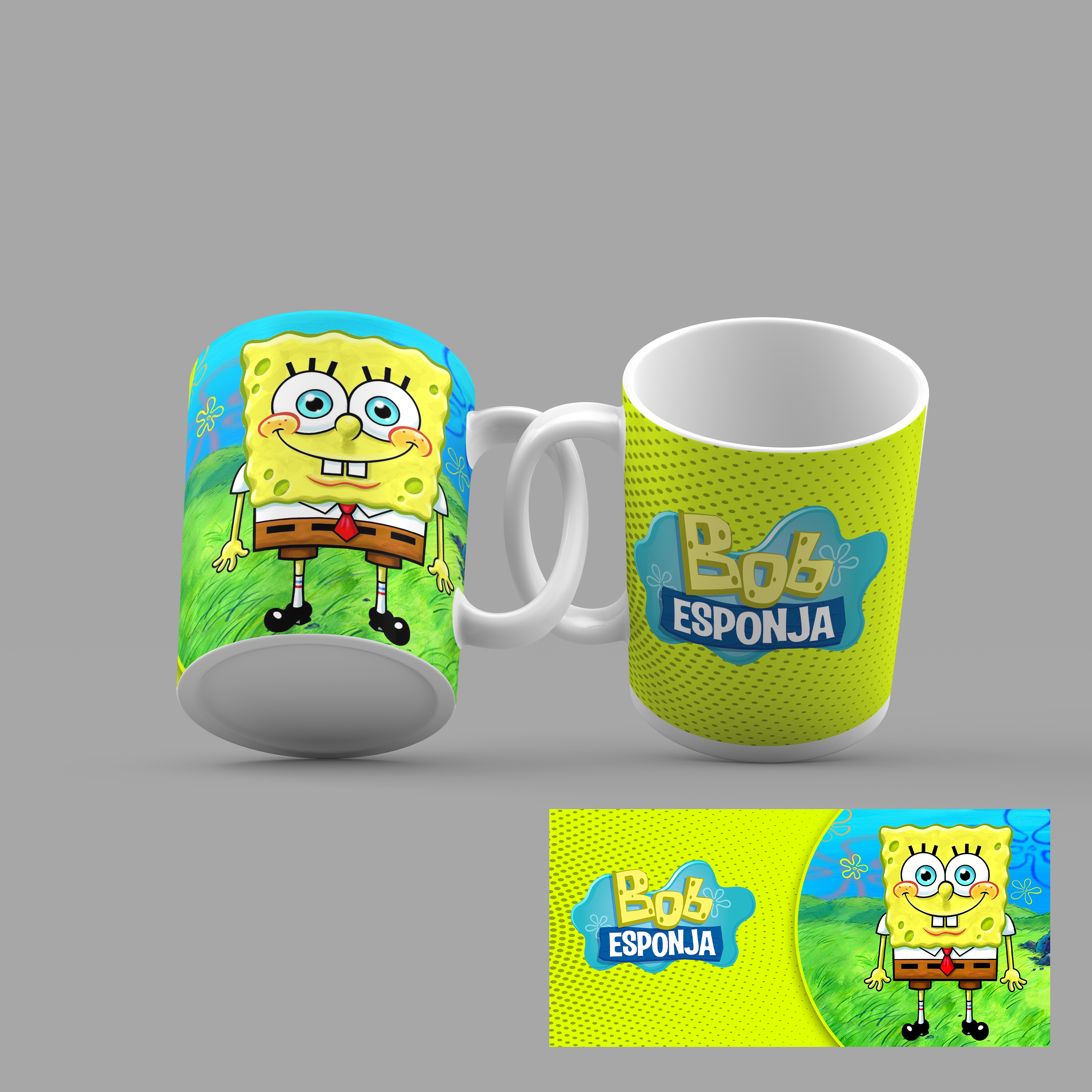 Taza de Bob Esponja - 11 oz Cerámica