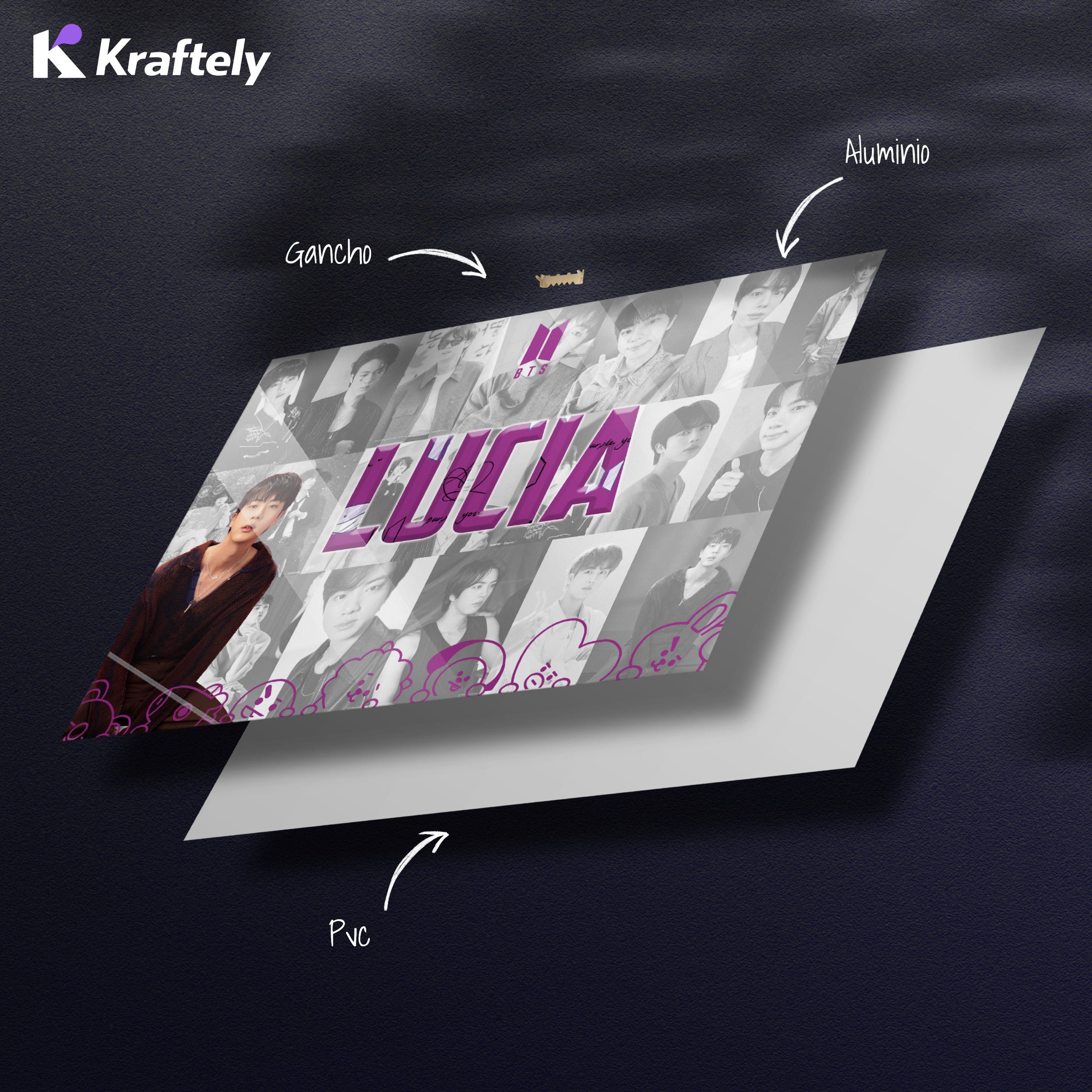 Metalprint Personalizado “Jin"